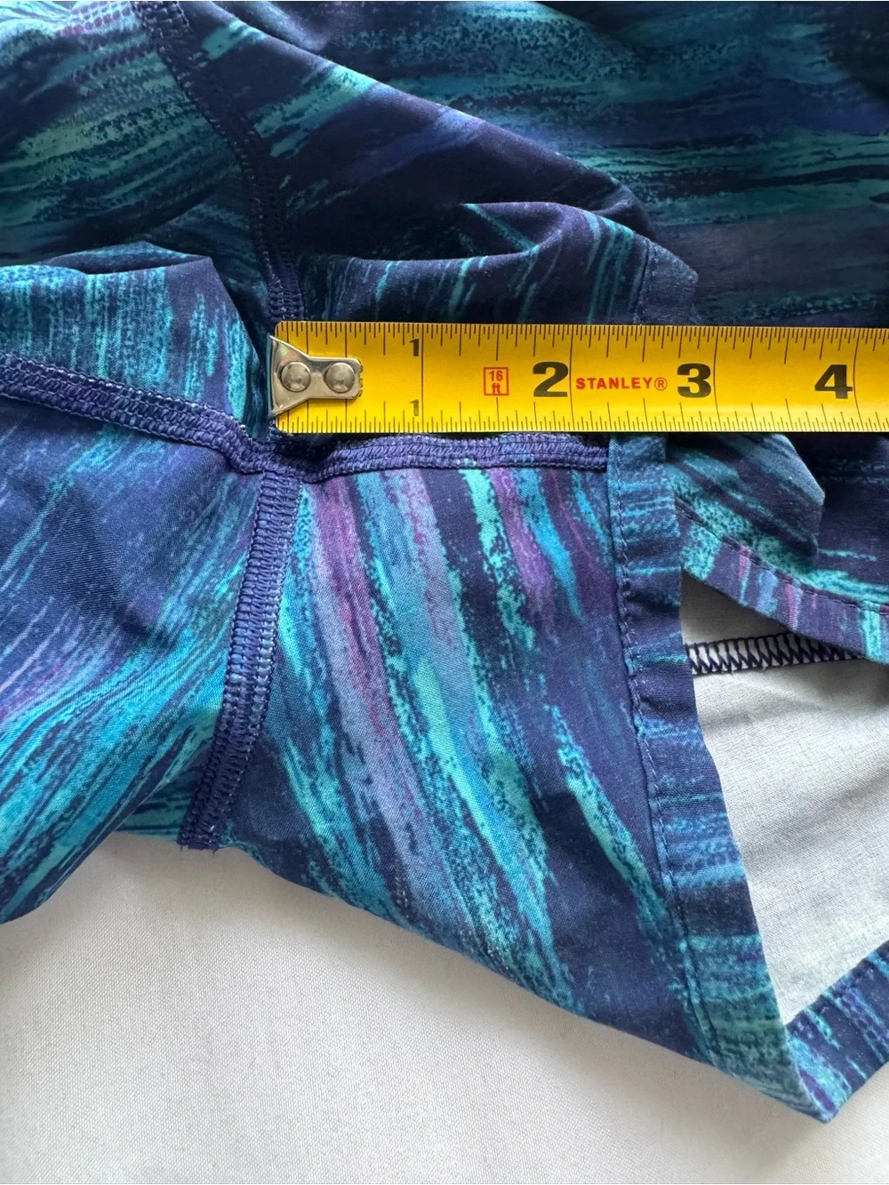 Ivivva Girls Speedy Running Shorts Size 7 Teal Green Teal Blue Purple Space Dye